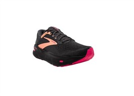 Brooks women&#39;s ghost max sneakers in Black/Papaya/Raspberry - £97.26 GBP