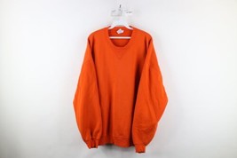 Vintage 90s Russell Athletic Mens 2XL Faded Blank Crewneck Sweatshirt Or... - £46.35 GBP