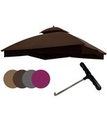 10x12 Replacement Gazebo Canopy Top Cover for Lowes Allen Roth Tent #GF-... - $69.25