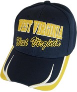 West Virginia Block and Script Lettering Baseball Cap with Embroidered B... - $27.28 CAD