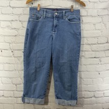NYDJ Not Your Daughters Jeans Sz 6 Crop Capri Pants Lift Tuck Technology - £14.01 GBP