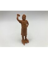 Vintage Plastic Cowboy Chuckwagon Bell Figure Western Action Approx 3" - $4.20