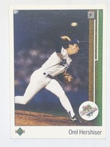 Orel Hershiser 1989 Upper Deck #667 Los Angeles Dodgers MLB Baseball Card - £0.77 GBP