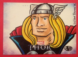 Thor Sketch Card Upper Deck Thor Movie Artist proof Original Art Ramos - £96.45 GBP