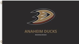 Anaheim Ducks US Flag 3X5Ft Polyester Digital Print Banner USA - £12.78 GBP