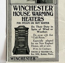 1906 Winchester House Warming Heaters Advertisement Appliance Ephemera  - £10.17 GBP
