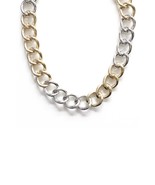 New Fashion Metal Two Tone Necklace - $11.80