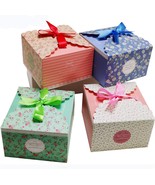 Chilly Gift Boxes, Set of 12 Decorative Treats Boxes, Cake, Cookies, Goo... - £14.14 GBP