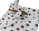 Ikea DROMSLOTT puppy dog brown spots cream off white baby Security Blank... - $19.79