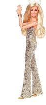 Barbi The Movie Collectible Doll, Margot Robbie in Gold Disco Jumpsuit IN HAND - £103.83 GBP