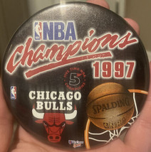 1997 Chicago Bulls 5 Time NBA Champions Pin  - $10.00