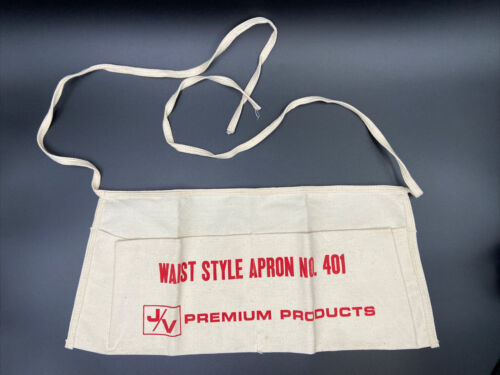 Vintage J/V Premium Products Lumber Company Cloth Nail Tool Apron NOS - $14.11