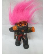 MT Troll Ninja Karate Pink Hair  4 1/2&quot; - $10.00