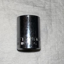 Craftsman 1/2&quot; 12 Point 3/8&quot; Drive Shallow Socket 44333 EE Made in USA - £7.38 GBP
