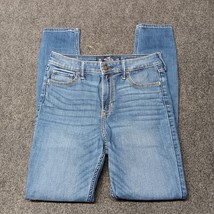 Hollister Jeans Women 5R 27x30 Blue High Rise Super Skinny Stretch Pants - $16.67