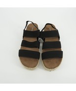 Madden Girl Black Strappy Espadrille Platform Sandals 11 New In Box - £17.12 GBP