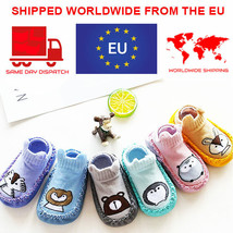 Unisex Newborn Baby Foot Socks Animal Pattern Anti-Slip Baby Boy Girl booties - £3.98 GBP