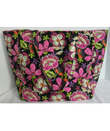 Vera Bradley Women Women&#39;s Grand Tote 2.0 Bag Purse PIROUETTE PINK flowe... - $109.82 CAD