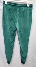 Women's XS Green Lounge Casual Buttery Soft Velour Drawstring Pants Stars Above image 3