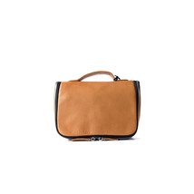 $135 LATICO Hanging Travel Kit Cognac Tan Leather Dopp Kit  | Toiletry Bag - £63.94 GBP