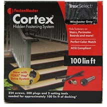 FastenMaster Cortex Hidden Fasteners -Trex Select - Winchester Gray - 100 Lin.ft - £50.89 GBP