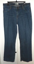 Levi Strauss Signature Medium Rise Boot Cut Jeans Misses 16 Med (36 x 30) - £11.16 GBP