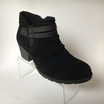 New Earth Origins Odel Suede Ankle Booties, Black (Size 6 M) - £47.91 GBP