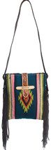 Women&#39;s Western Handwoven Wool Rodeo Cowgirl Purse Shoulder Handbag 27FK71 - £78.29 GBP
