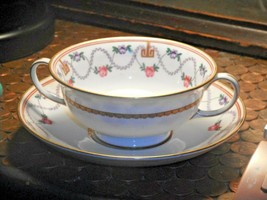 Aynsley England Marshall Fields &amp; Co Rd No 627790 Bouillion Cup &amp; Saucer Set - £23.58 GBP