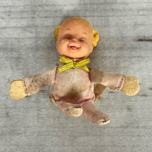 Vintage Teeny Tiny Tumbles Surprise Baby Doll 4&quot; Weighted Head Toy Biz Blonde - £6.26 GBP