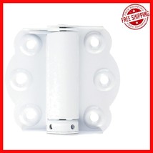 White Finish Adjustable Spring Loaded Hinges - 2 Pack for Seamless Closure - $578.39 MXN