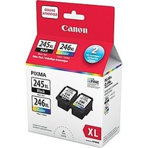 Canon PG-245XL/CL-246XL Original Black &amp; Colour Ink Cartridges, Combo - £42.84 GBP