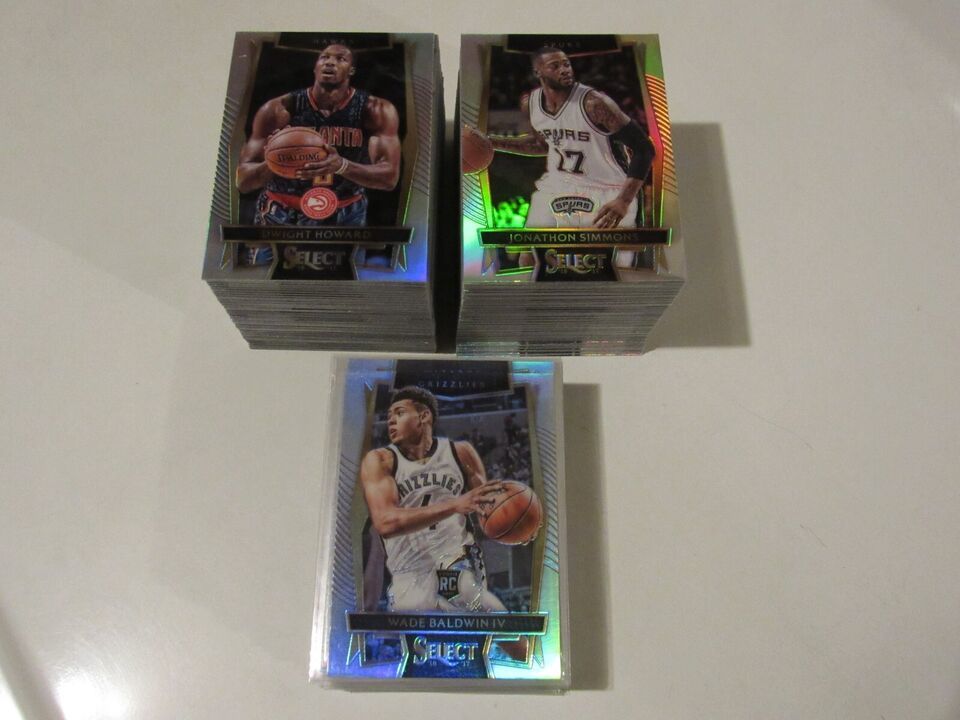 Primary image for 2016 - 17  Panini Select Basketball Card Lot  All Prizm  Total of  197 Cards