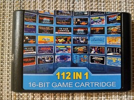 112 in 1 Sega Genesis videogame Cartridge  - £32.89 GBP