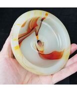 smoking stand slag glass spacer top lamp dome parts light globe NICE! - $70.06 CAD