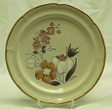 Autumn Fair Baroque Hearthside Dinner Plate Stoneware Speckled Scalloped Japan - £18.23 GBP