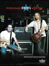 Nickelback Ryan Peake &amp; Chad Kroeger 2003 Vox Valuetronix Guitar Amps ad print - £3.38 GBP