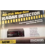 RD-21A Maxon mini size Radar Detector RARE BRAND NEW IN BOX - $1,487.36 MXN