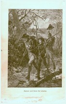 Antique 1885 Print Father and Sons for Liberty Brief History The United ... - $21.74
