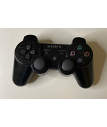 Genuine OEM Sony PS3 Dualshock 3 Controller Black CECHZC2U- TESTED - £19.53 GBP