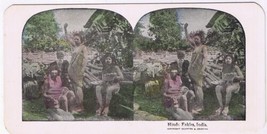 Stereo View Card Stereograph Hindu Fakirs India - £3.68 GBP