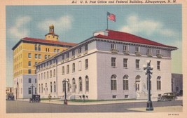 Post Office Federal Building Albuquerque New Mexico NM Postcard D52 - £2.36 GBP