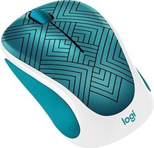 Logitech M317c Wireless Optical Mouse - Teal Maze - £11.14 GBP