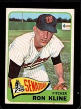 1965 Topps #56 Ron Kline Vgex Senators *X32018 - $1.96