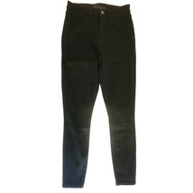 Wild Fable Womens Stretch Black Denim Leggings 4/27 High-rise 11&quot; Finished Hems - £11.10 GBP