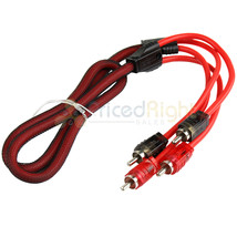 3 Foot RCA Cable OFC Interconnect DS18 R3 Competition Rated Performance Red - $19.99