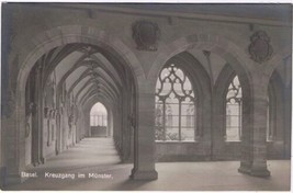 Postcard Basel Kreuzgang im Munster Cloister Of The Cathedral - £3.81 GBP