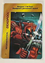Marvel Overpower 1995 Special Character Card Deadpool Regeneration #AL C - £1.40 GBP