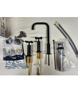 Kohler 14408-3-BL Purist Widespread Bathroom Sink Faucet - Matte Black - $499.90