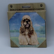 World&#39;s Most Absorbent Coaster - Dog - Cocker Spaniel - £6.14 GBP